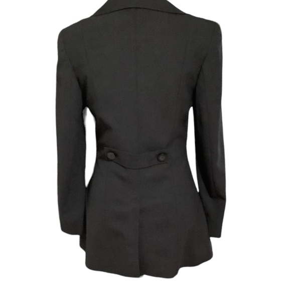 BEBE MADE IN ITALY New Wool Black Blazer/Jacket Size 4 - Picture 3 of 15